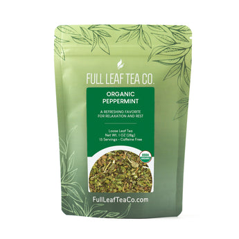 Organic Peppermint - Loose Leaf Tea - Full Leaf Tea Company