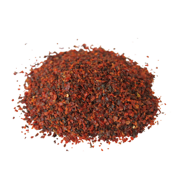 Pile of rosehips on a white background